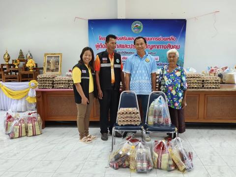 ส่งเสริมและสนับสนุนการช่วยเหลือผู้ด้อยโอกาสและประสบปัญหาทางสังคม